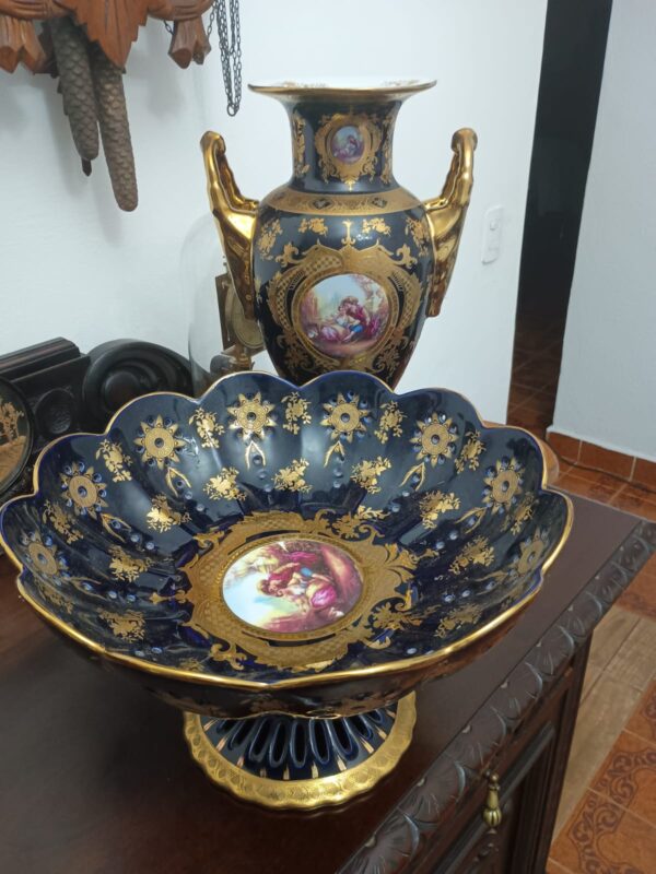 Belíssima Fruteira Centro De Mesa E Anfora Sagres - Image 2