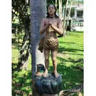 Antigo Escultura São Manoel Da Paciência Sec. 19#10910972 (