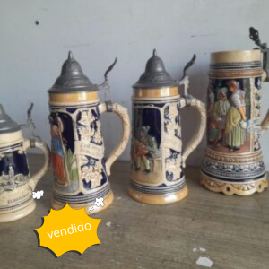 Antiga Coleção De Canecas Tankard #10910984