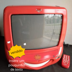 Antiga Tv Relâmpago Mcqueen 14 Polegadas #214