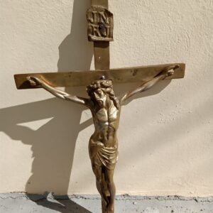 Crucifixo De Parede Em Bronze #109632