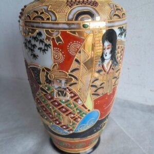 Vaso Em Porcelana Satsuma #608