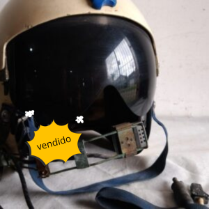 Antigo Capacete De Helicóptero Guerra Vietnã #55v
